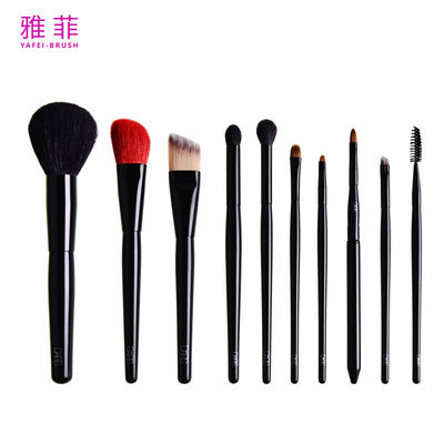 acheter 251A13610 Étiquette privée 10 pièces professionnel ensemble de pinceaux de maquillage personnalisé à la mode fabrication en ligne