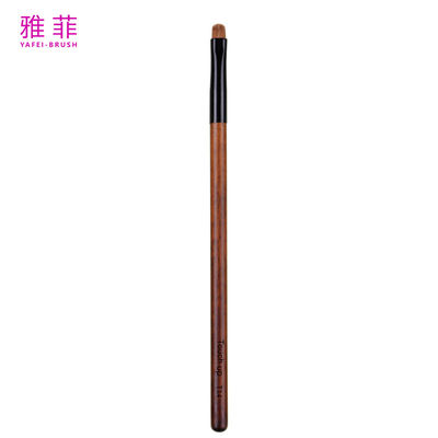 acheter Fabrique de pinceau de maquillage personnalisé T14 100% Kolinsky Sable Éclairage pur bois poignée cheveux naturels fabrication en ligne