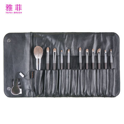 acheter 88A21212 poils d'animaux poils naturels étiquette privée personnalisée de luxe poils de chèvre brosses de maquillage professionnelles fabrication en ligne