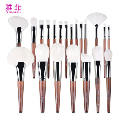 acheter 282A18023 Luxe 23pcs Brosses de maquillage poils d'animaux Brosses de maquillage professionnelles fabrication en ligne