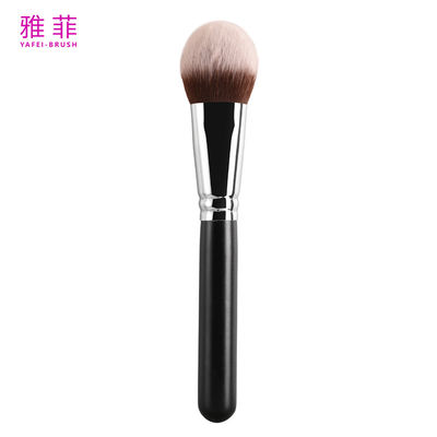 A08 Cheveux courbes en nylon, tête ronde, maquillage, pinceau synthétique, pinceau cosmétique personnalisable