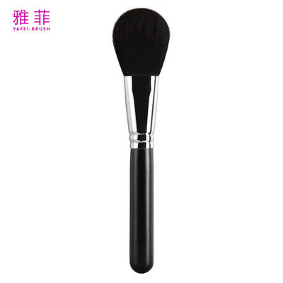 A09 Single Black Wool Premium Brushes pour le maquillage du visage avec logo personnalisé Lavable