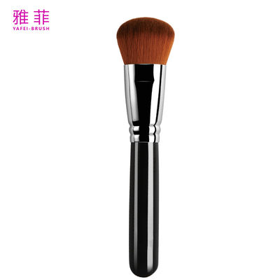 A16 Ferrule de cuivre Fondation ronde brosse à visage doux brosse cosmétique personnalisation