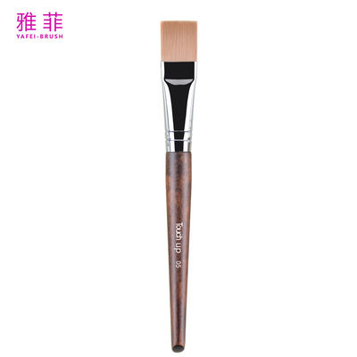 TOUCH UP 05 haut de gamme ultra fin fin fondation liquide plat brosse de cheveux synthétiques cuivre OEM ODM fabricant