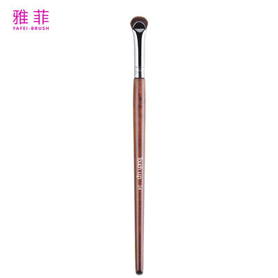 Touche 24 professionnel en forme de lune précise ultra mince Eyeliner pinceau Logo personnalisé Cheveux synthétiques avec logo