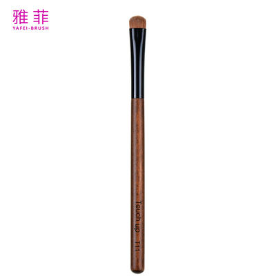 T11 Étiquette privée 100% Kolinsky Sable Pure Cap plat Brossage de l'ombre des yeux Cheveux naturels
