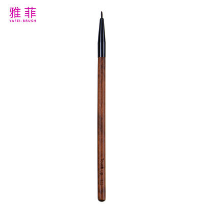 T22 OEM ODM Nylon poignée en brosses de bois extrêmement fine Eyeliner Brush Produits de haute qualité
