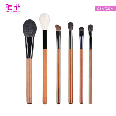 Pinceau à paupières en nylon blanc et marron classique, services OEM/ODM disponibles - Code produit : Y2